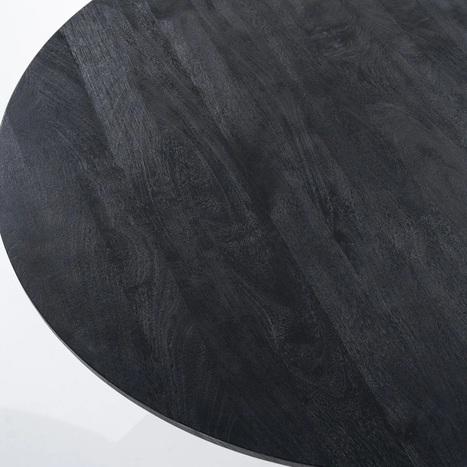Houten Eettafels|Ronde Eettafels-Eleonora Aron Eettafel Zwart
