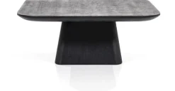 Houten Salontafels|Vierkante Salontafels-Eleonora Aron Salontafel Zwart
