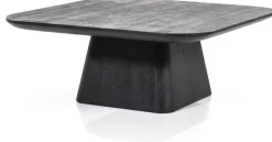 Houten Salontafels|Vierkante Salontafels-Eleonora Aron Salontafel Zwart