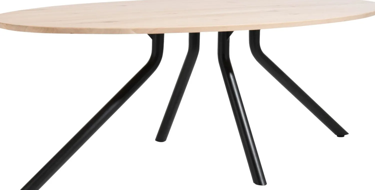 Houten Eettafels|Ovale Eettafels-XOOON Arvada Ellips Eettafel Natural