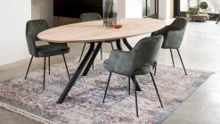 Houten Eettafels|Ovale Eettafels-XOOON Arvada Ellips Eettafel Natural
