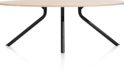 Houten Eettafels|Ovale Eettafels-XOOON Arvada Ellips Eettafel Natural