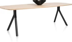 Houten Eettafels|Ovale Eettafels-XOOON Arvada I Ovaal Eettafel Natural