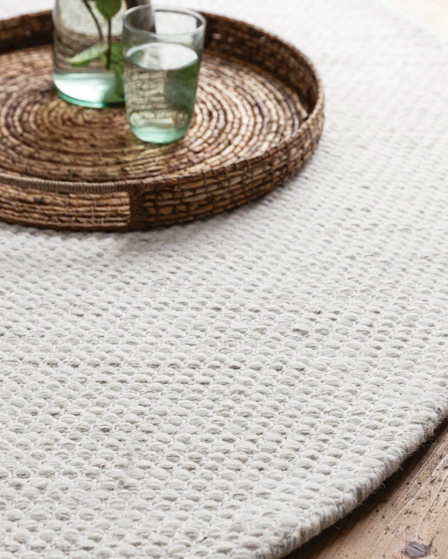 Vloerkleden|Ronde Vloerkleden-MUST Living Asuri L Vloerkleed Ivory
