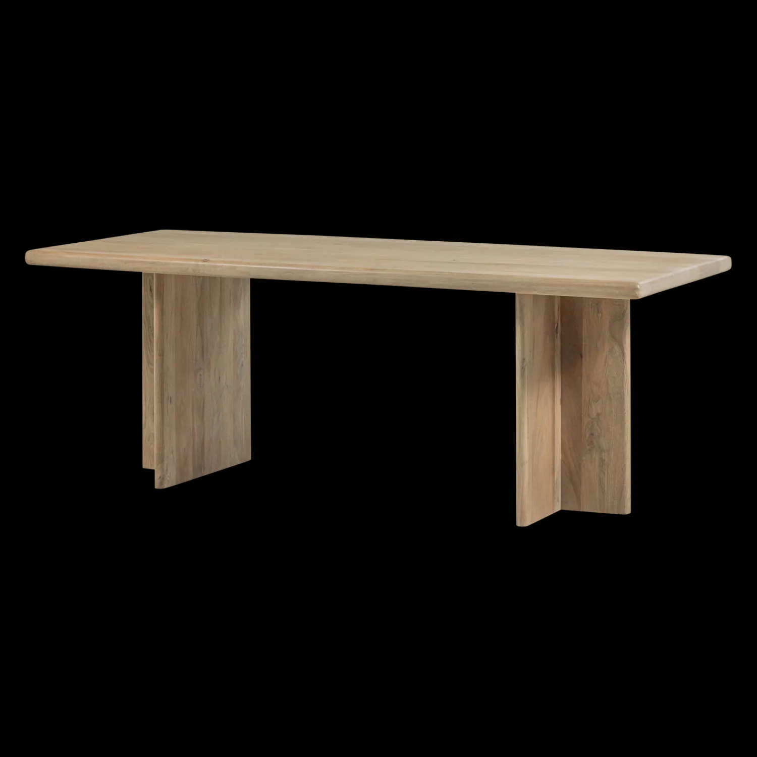 Houten Eettafels|Rechthoekige Eettafels-WOOOD Ato Eettafel Naturel