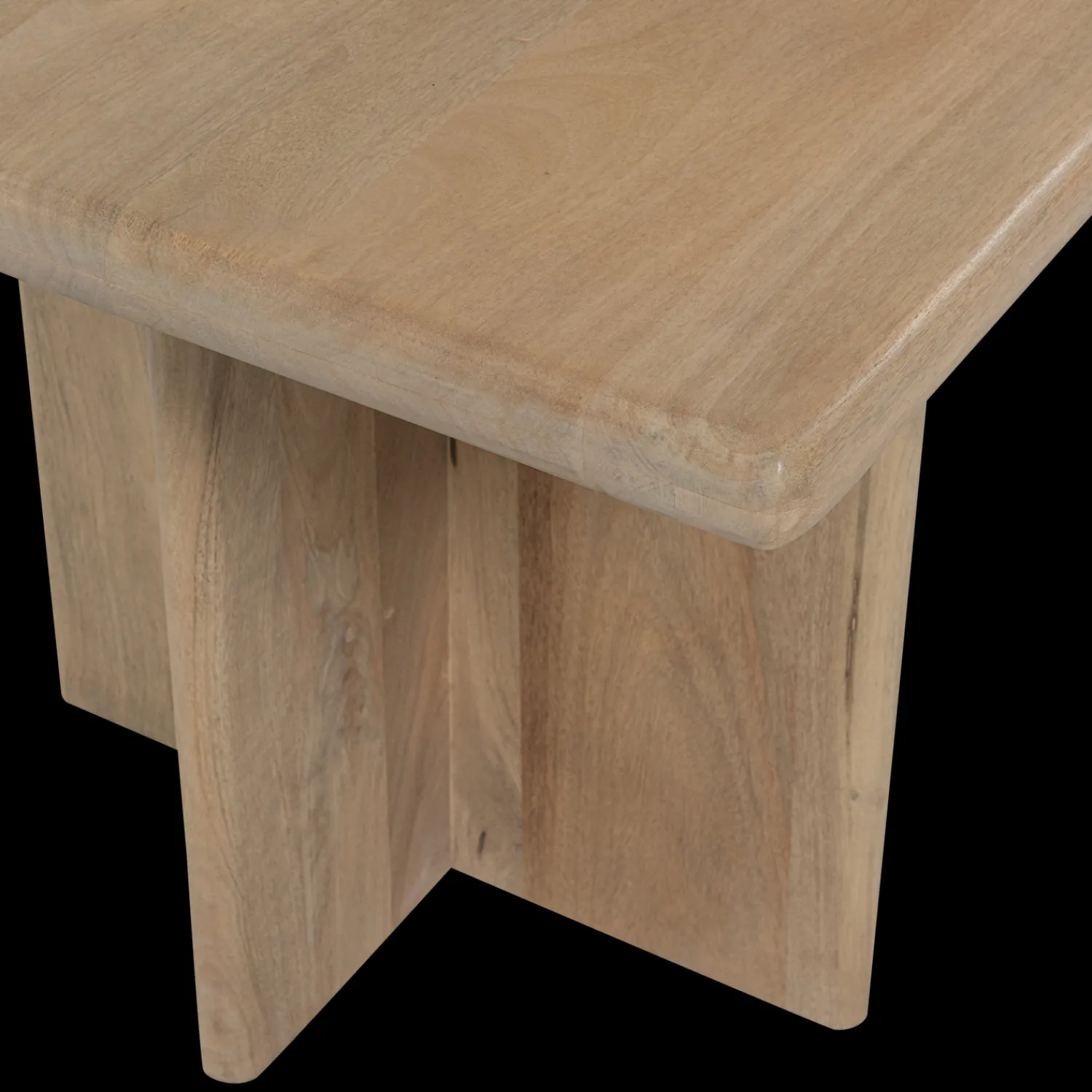 Houten Eettafels|Rechthoekige Eettafels-WOOOD Ato Eettafel Naturel