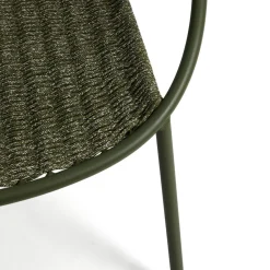 Tuinstoelen-Kave Home Atrani Outdoor Fauteuil Groen