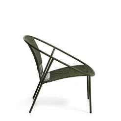 Tuinstoelen-Kave Home Atrani Outdoor Fauteuil Groen