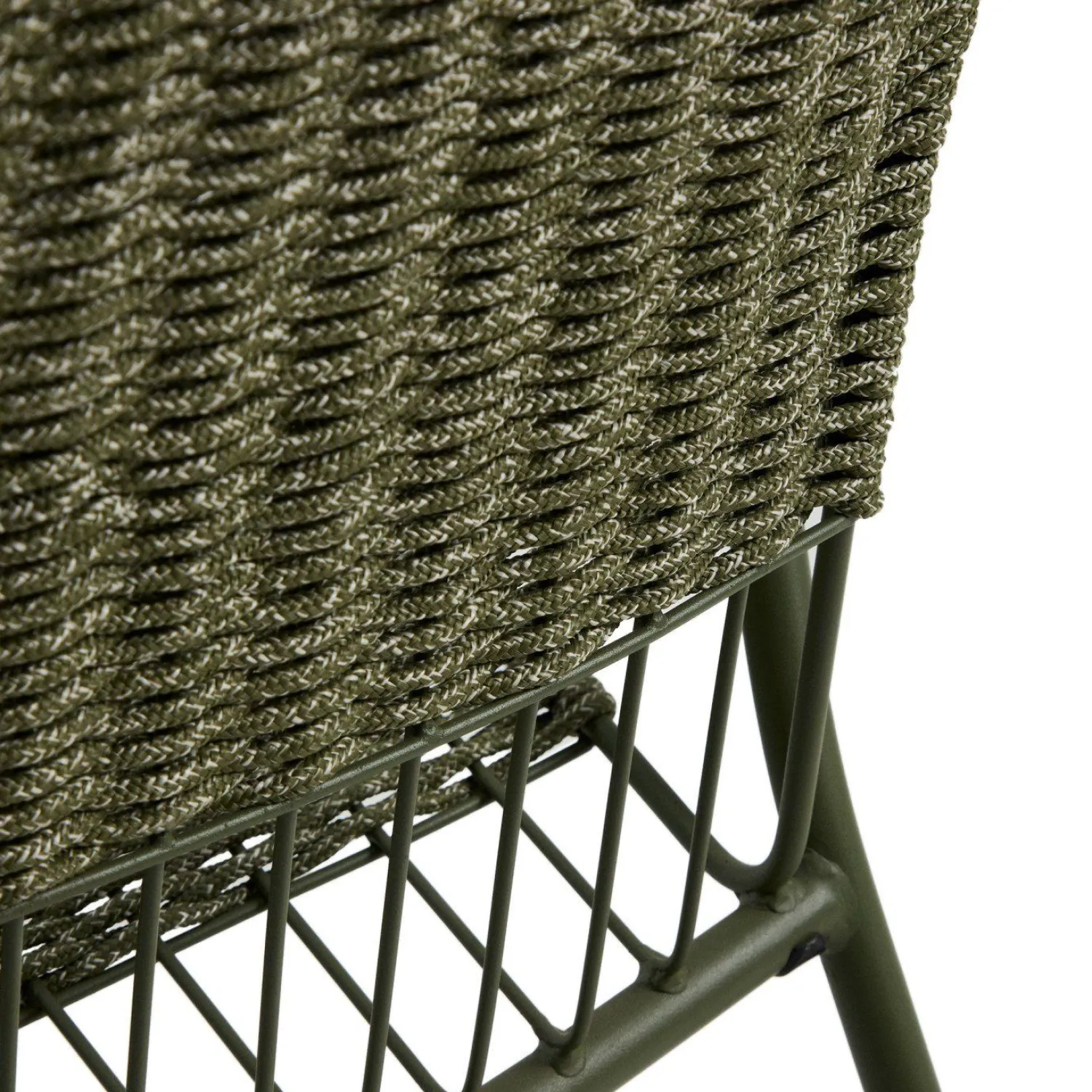 Tuinstoelen-Kave Home Atrani Outdoor Fauteuil Groen