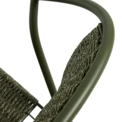 Tuinstoelen-Kave Home Atrani Outdoor Fauteuil Groen