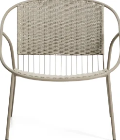 Tuinstoelen-Kave Home Atrani Outdoor Fauteuil Taupe