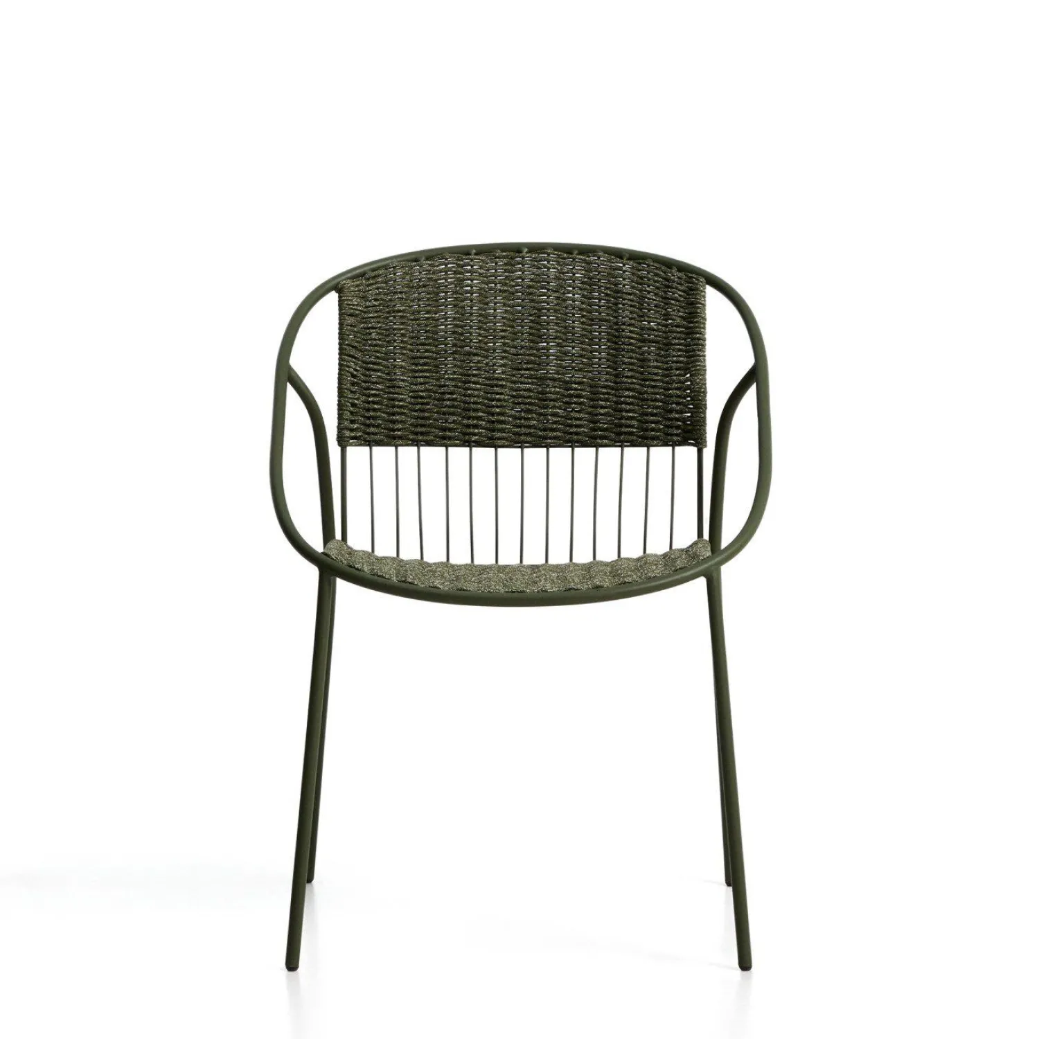Tuinstoelen-Kave Home Atrani Tuinstoel Groen