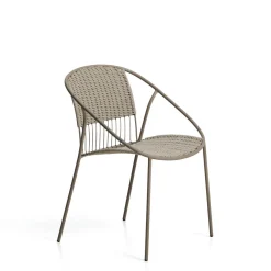 Tuinstoelen-Kave Home Atrani Tuinstoel Taupe