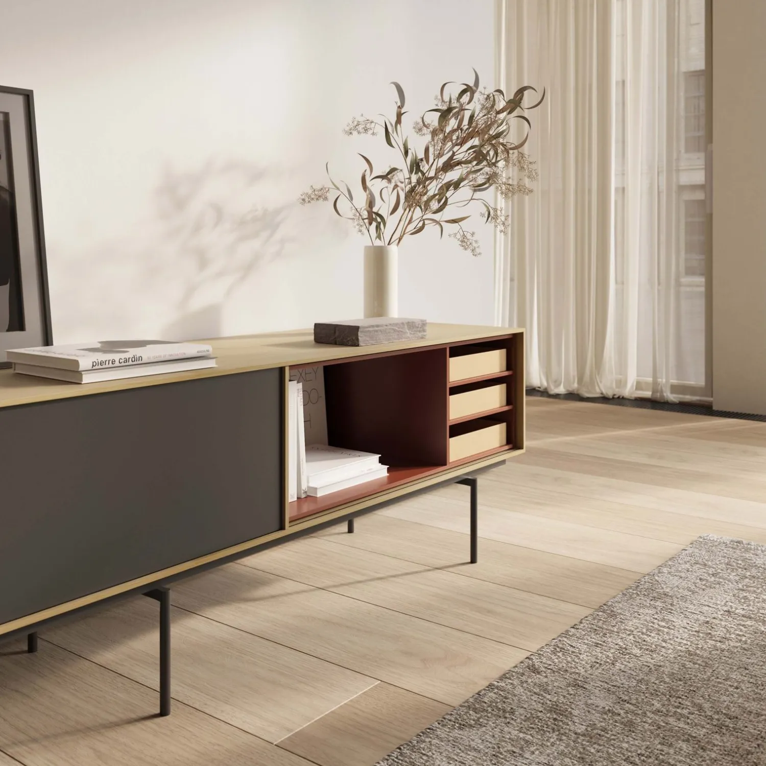 Tv-Meubels-Treku Aura Tv-meubel Naturel