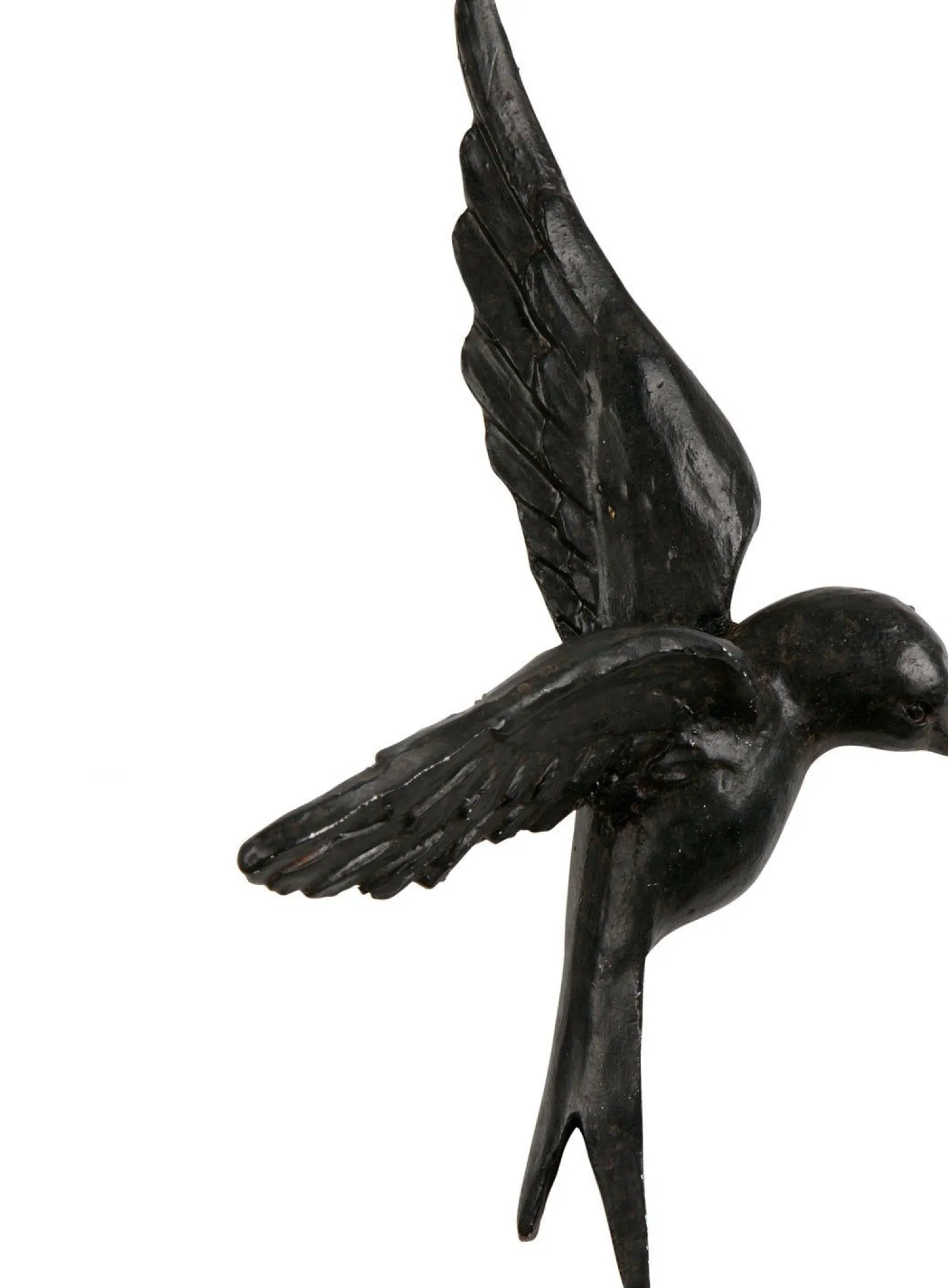 Wanddecoraties-WOOOD Avaler Vogels Set van 4 Wanddecoratie Zwart