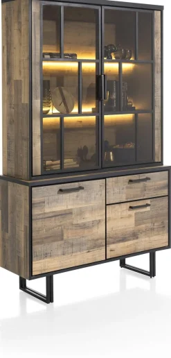 Buffetkasten|Buffetkasten-Henders en Hazel Avalon Buffetkast Driftwood