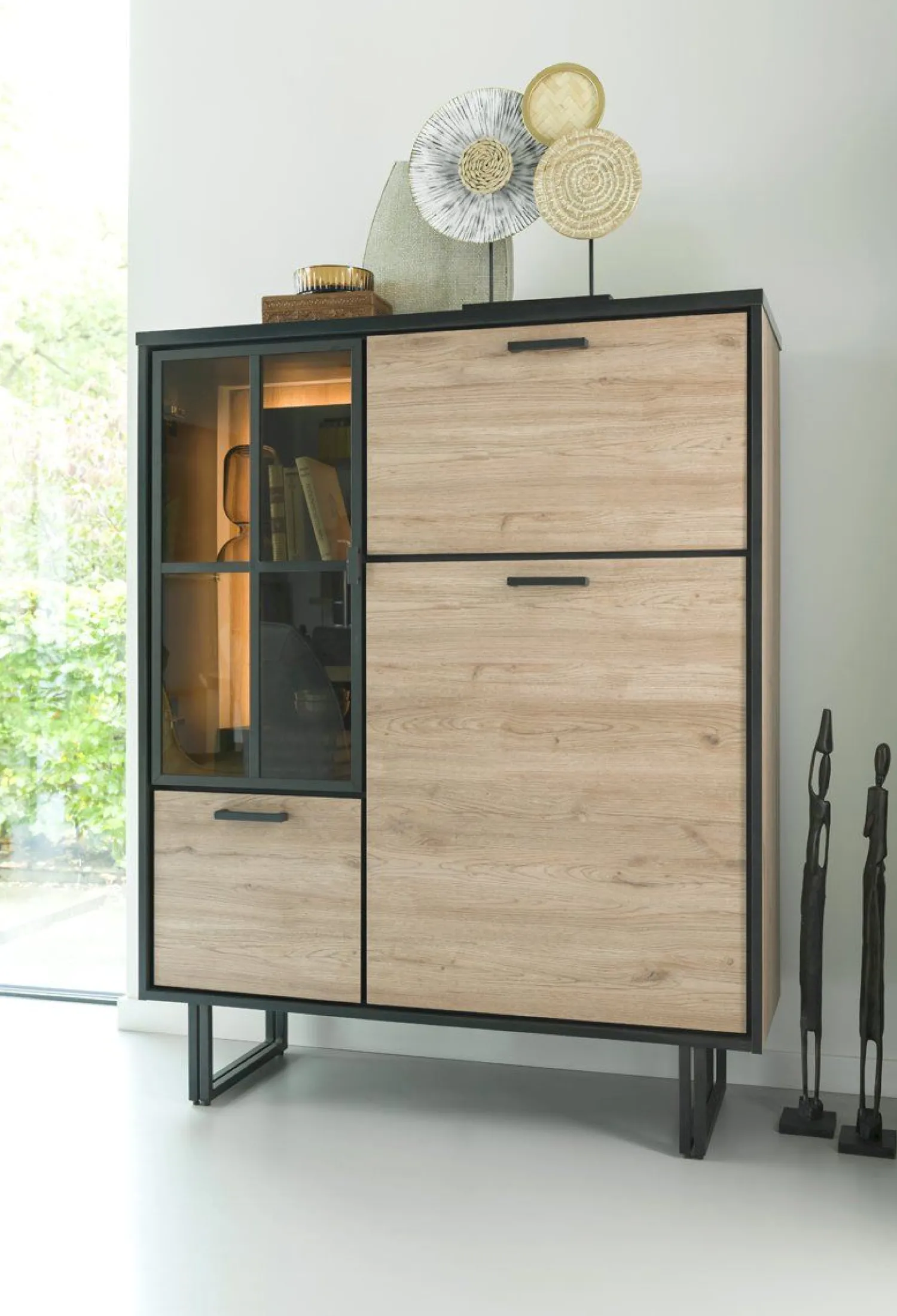 Dressoirs-Henders en Hazel Avalon Highboard Natural