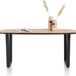 Houten Eettafels-Henders en Hazel Avalox Eettafel Naturel Vintage
