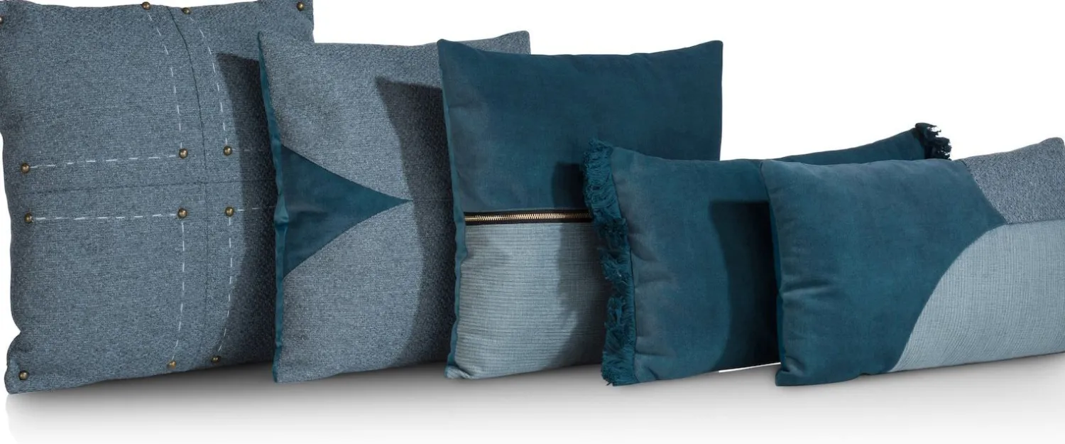 Sierkussens & Plaids-COCO maison Avery Sierkussen Blauw