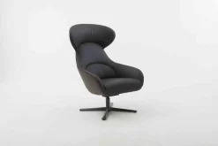 Oorfauteuils|Draaifauteuils-Bert Plantagie Avia Fauteuil Black