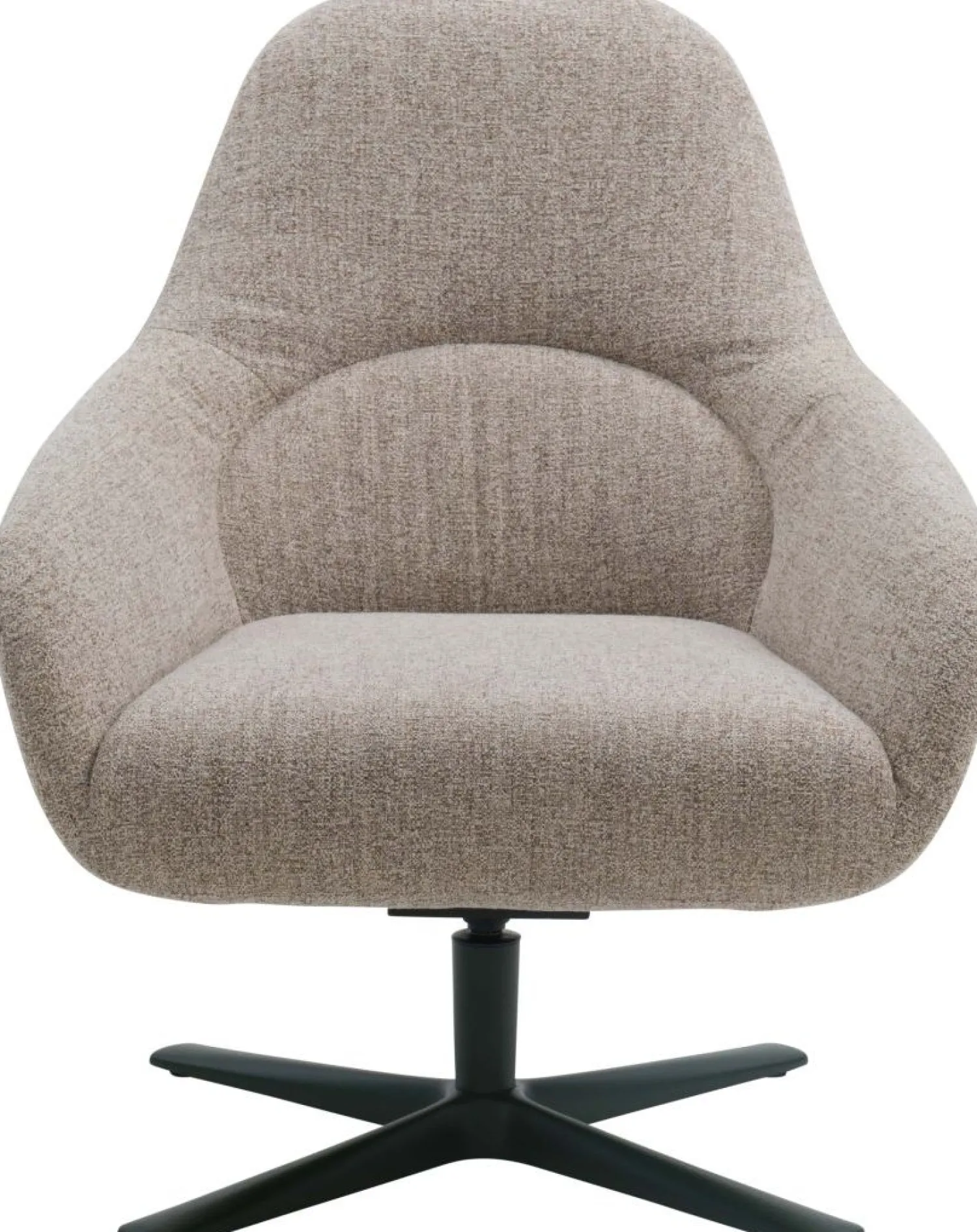 Draaifauteuils-Bert Plantagie Avia Fauteuil Cream