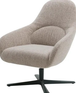 Draaifauteuils-Bert Plantagie Avia Fauteuil Cream