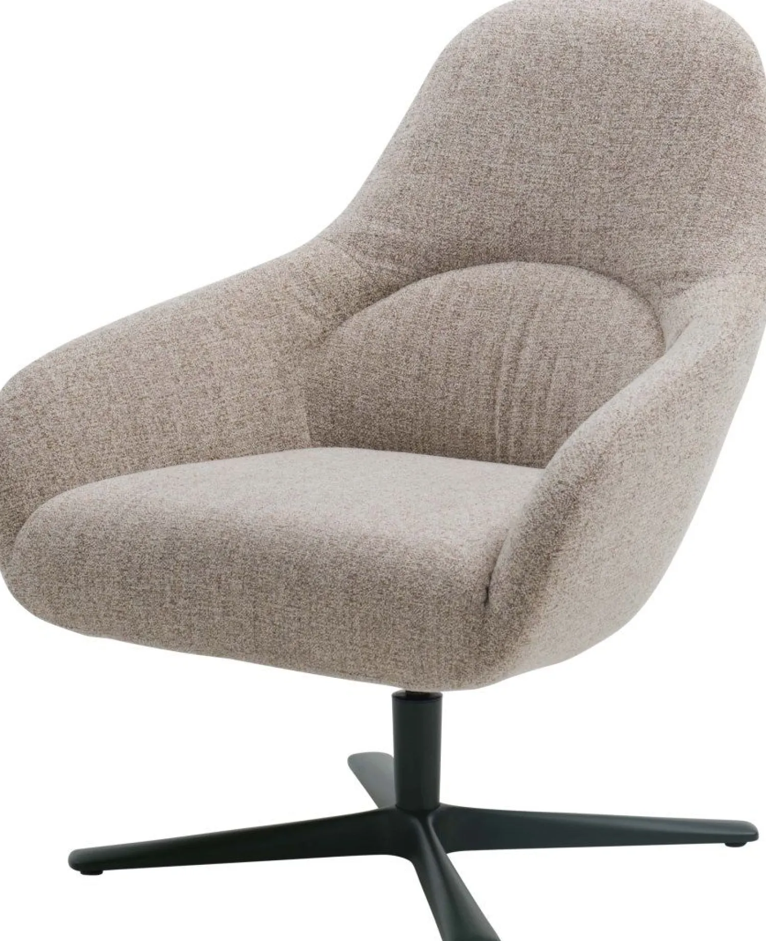 Draaifauteuils-Bert Plantagie Avia Fauteuil Cream