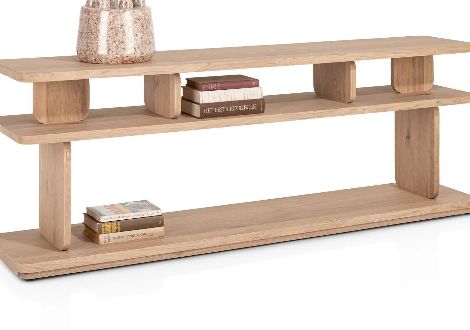 Dressoirs-Henders en Hazel Azulaar Open Lowboard Naturel