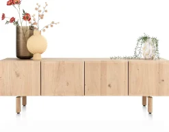 Dressoirs-Henders en Hazel Azulo Lowboard Naturel