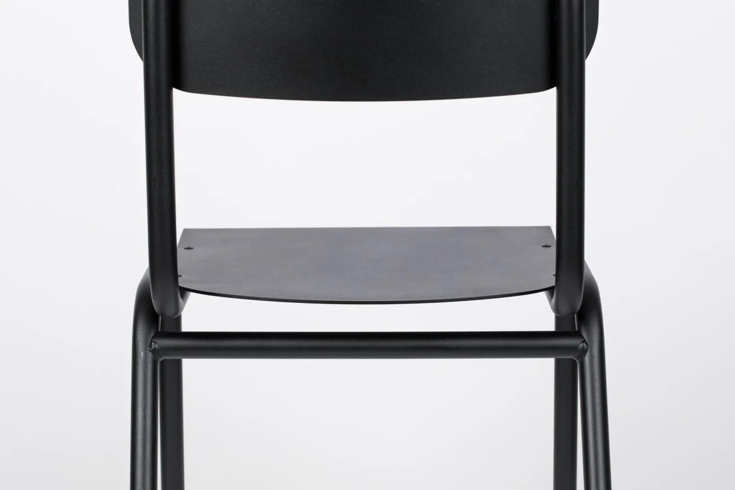 Tuinstoelen-Zuiver Back to School (set van 2) Tuinstoel Black