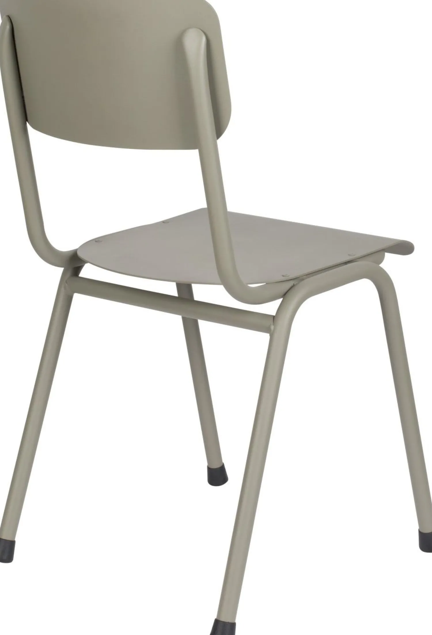 Tuinstoelen-Zuiver Back to School (set van 2) Tuinstoel Moss Grey