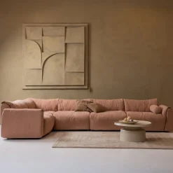 Elementenbanken-WOOOD Baggy Elementenbank Old Pink