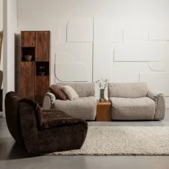 Elementenbanken-WOOOD Baggy Elementenbank Dark Brown