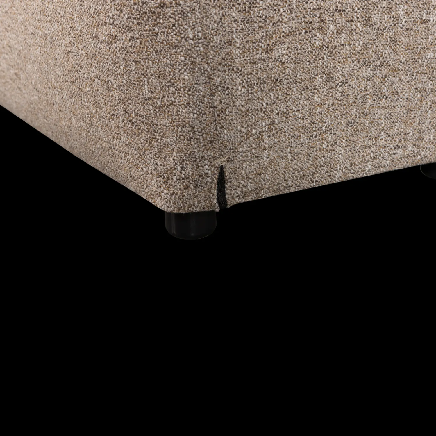 Hockers|Poefs-WOOOD Baggy Hocker Bruin Melange