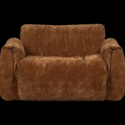 Loveseats-WOOOD Baggy Loveseat Mid Brown