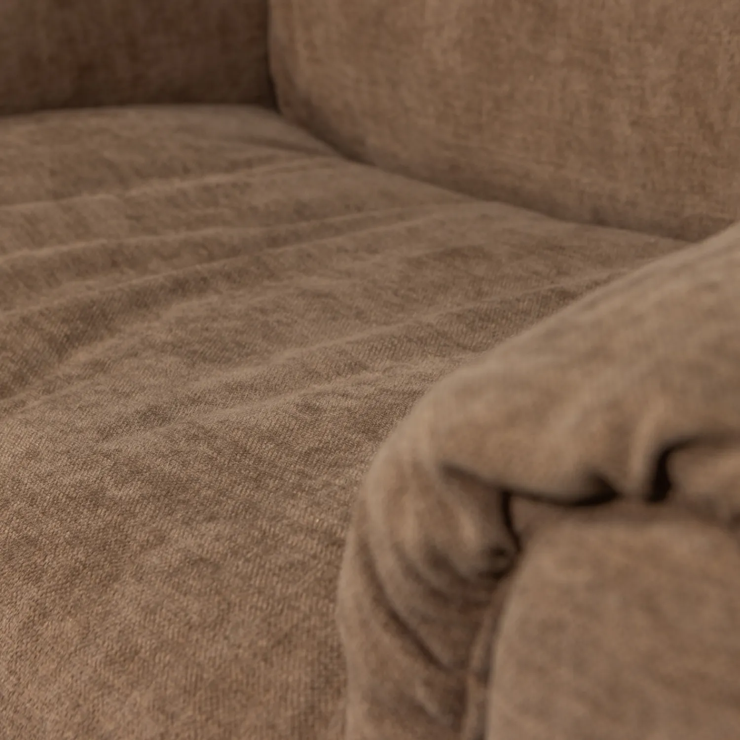 Loveseats-WOOOD Baggy Loveseat Brown