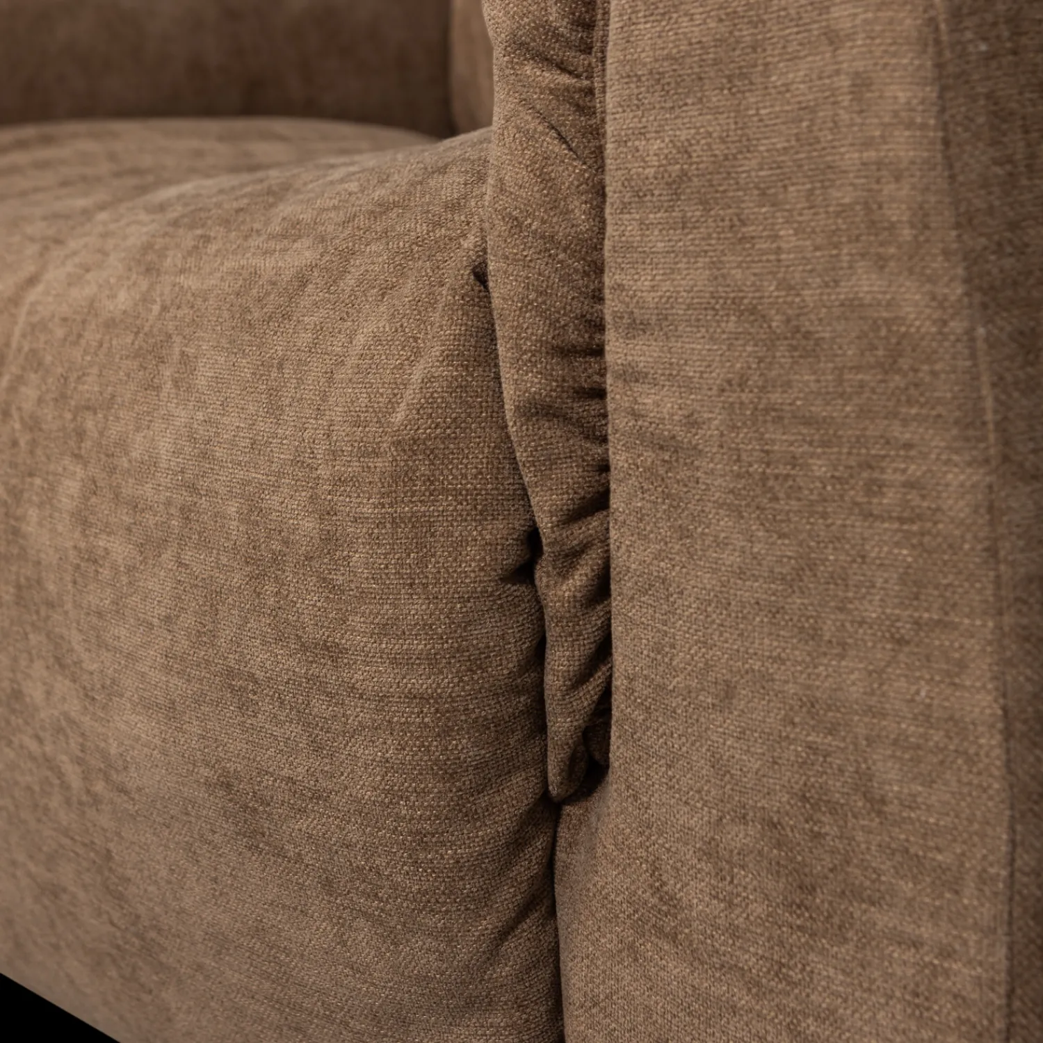 Loveseats-WOOOD Baggy Loveseat Brown