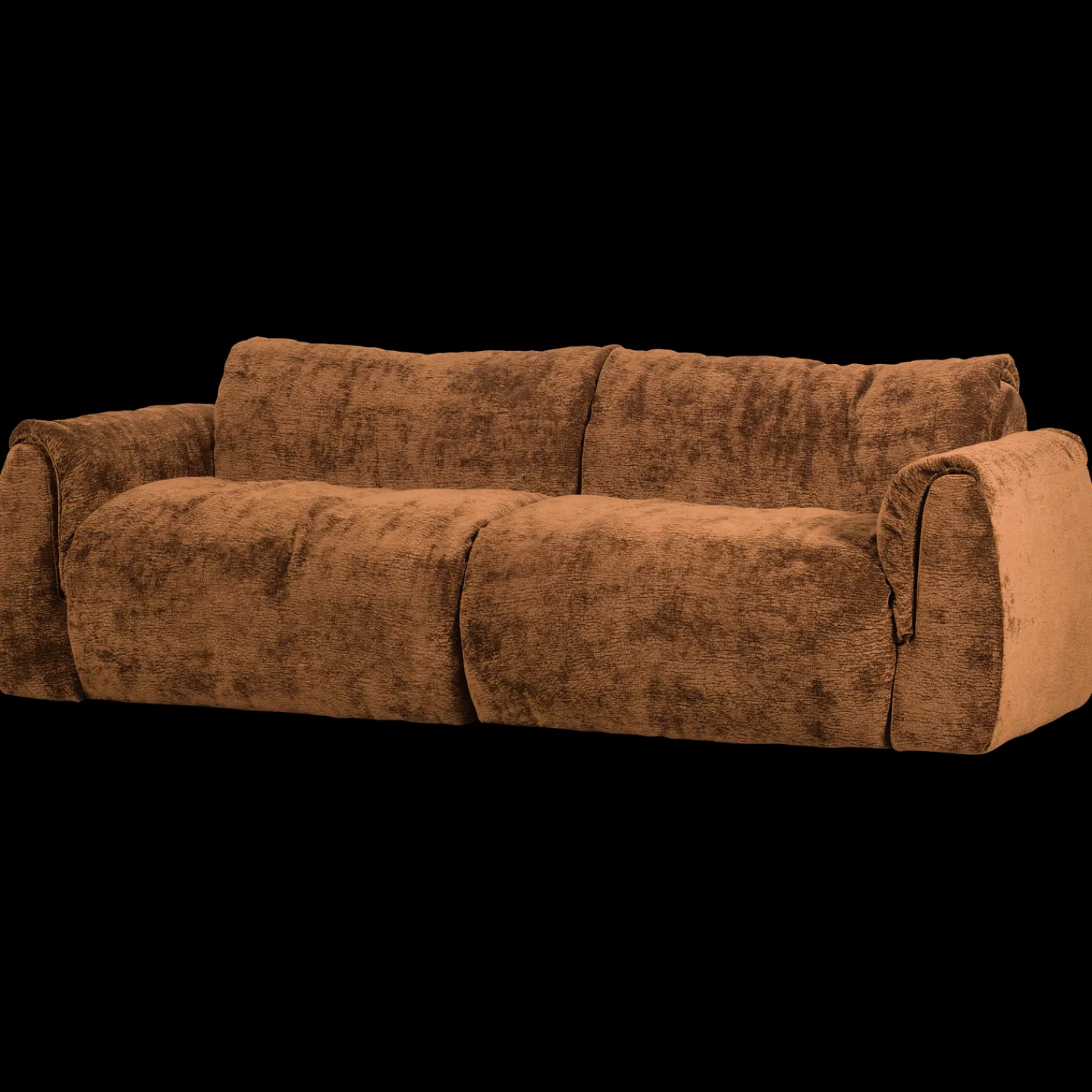 Zitbanken-WOOOD Baggy 2-Zitsbank Mid Brown