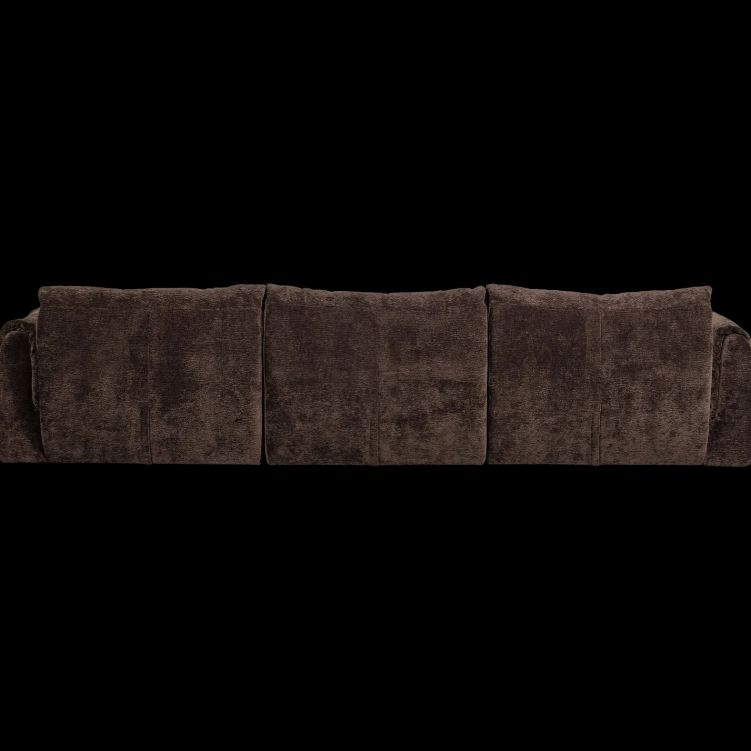 Zitbanken-WOOOD Baggy 3-Zitsbank Dark Brown