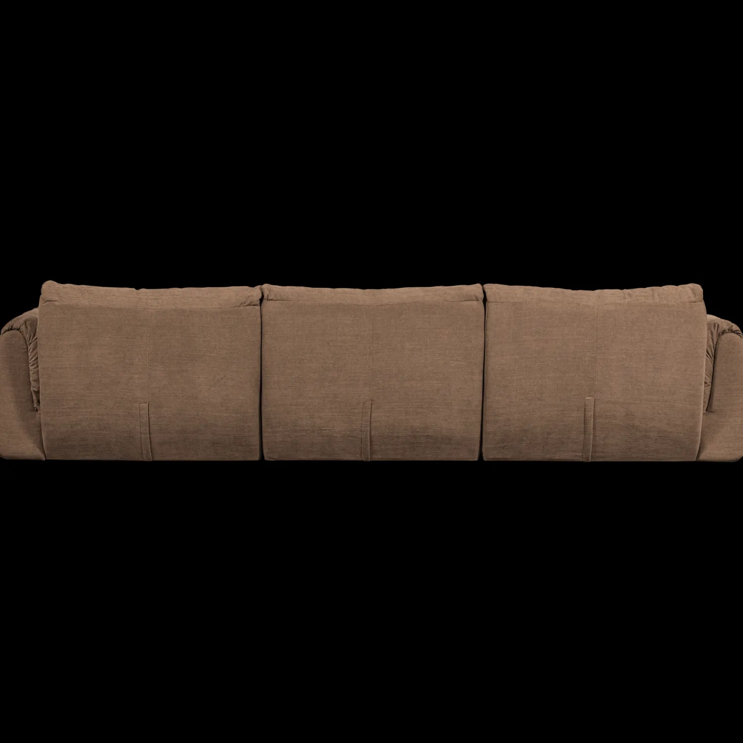 Zitbanken-WOOOD Baggy 3-Zitsbank Bruin