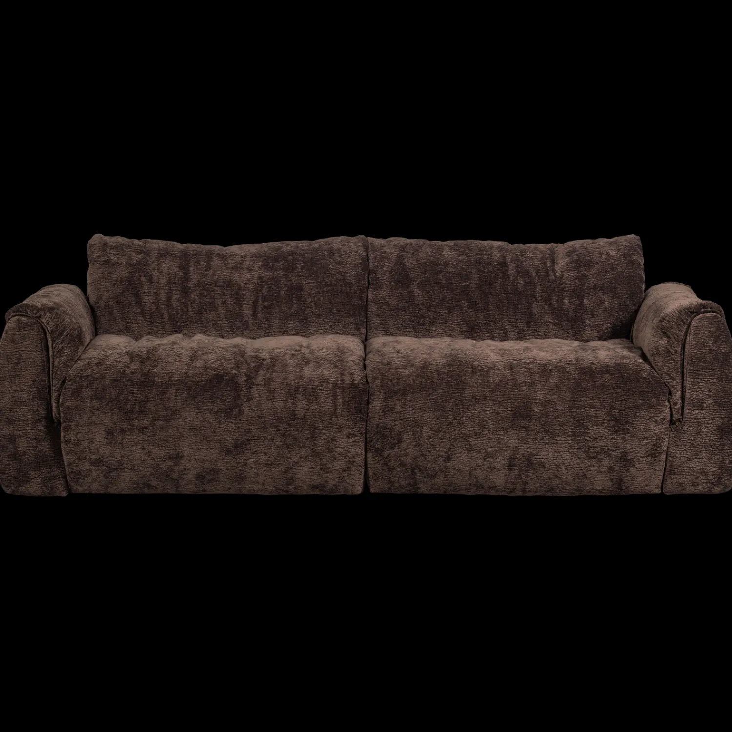 Zitbanken-WOOOD Baggy 2-Zitsbank Dark Brown