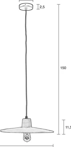 Hanglampen|Hanglampen-Zuiver Balance M Hanglamp Black