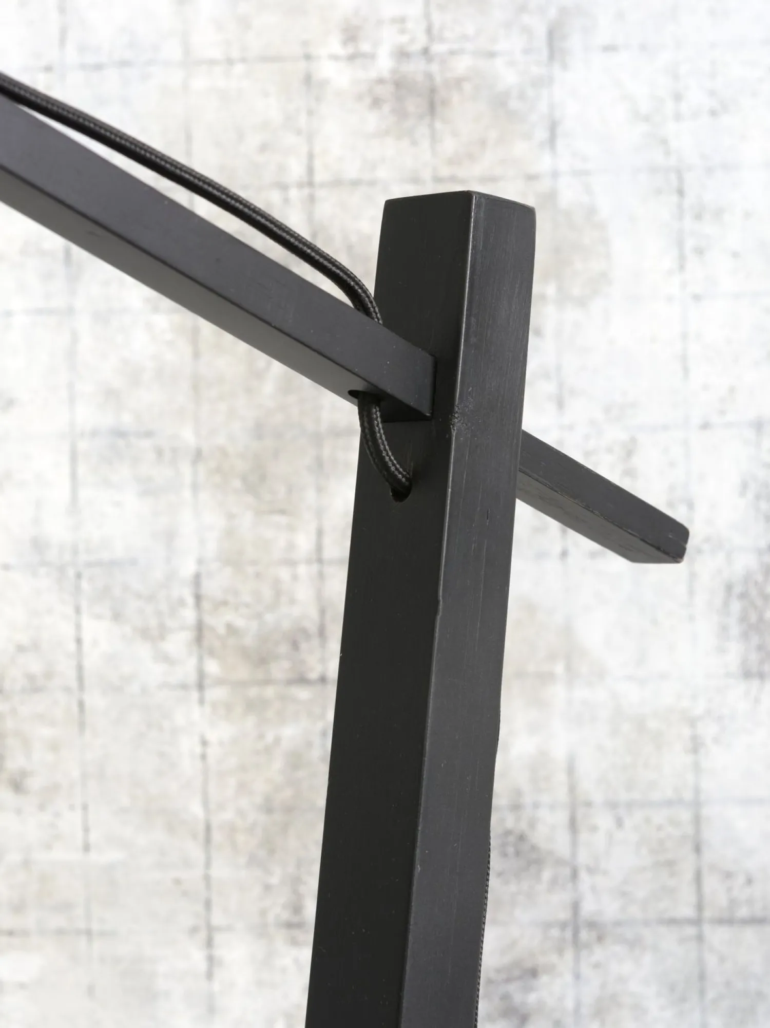 Vloerlampen|Vloerlampen-Good&Mojo Bali Black Vloerlamp Natural/Black