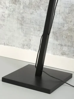 Vloerlampen|Vloerlampen-Good&Mojo Bali Black Vloerlamp Natural/Black