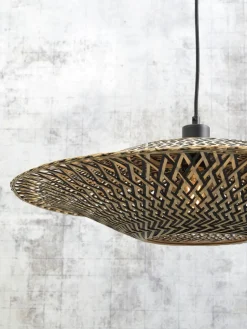 Vloerlampen|Vloerlampen-Good&Mojo Bali Black Vloerlamp Natural/Black