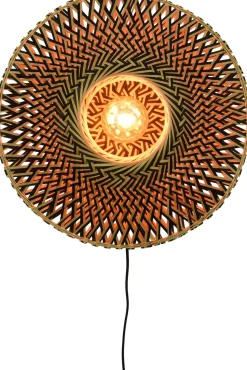 Industriële Wandlampen|Wandlampen-Good&Mojo Bali Wandlamp Natural/Black