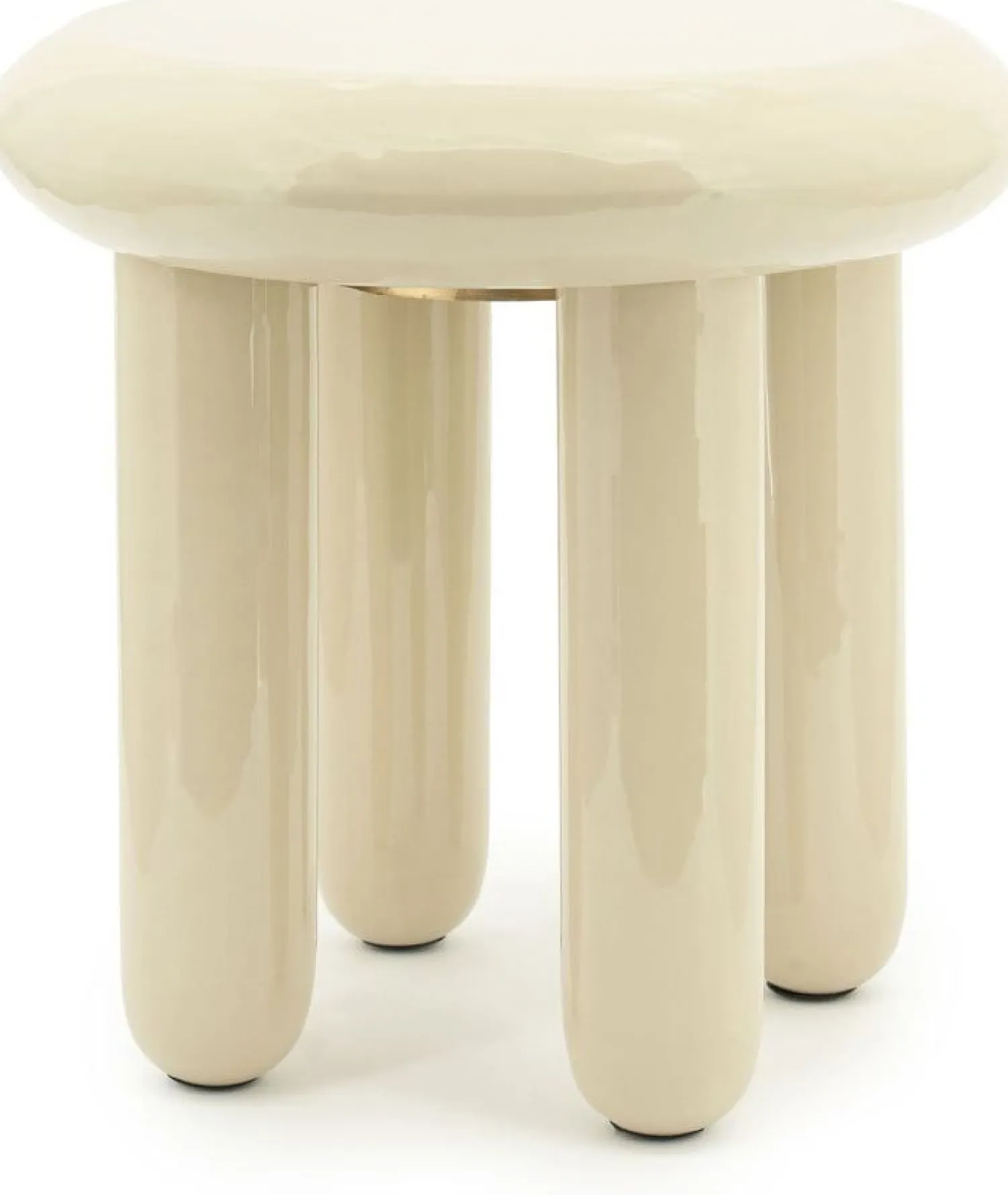 Ronde Bijzettafels-By Boo Balloon Bijzettafel Beige