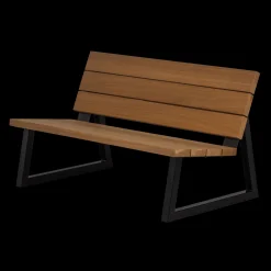 Tuinbanken-WOOOD Banco Bank Natural/Black