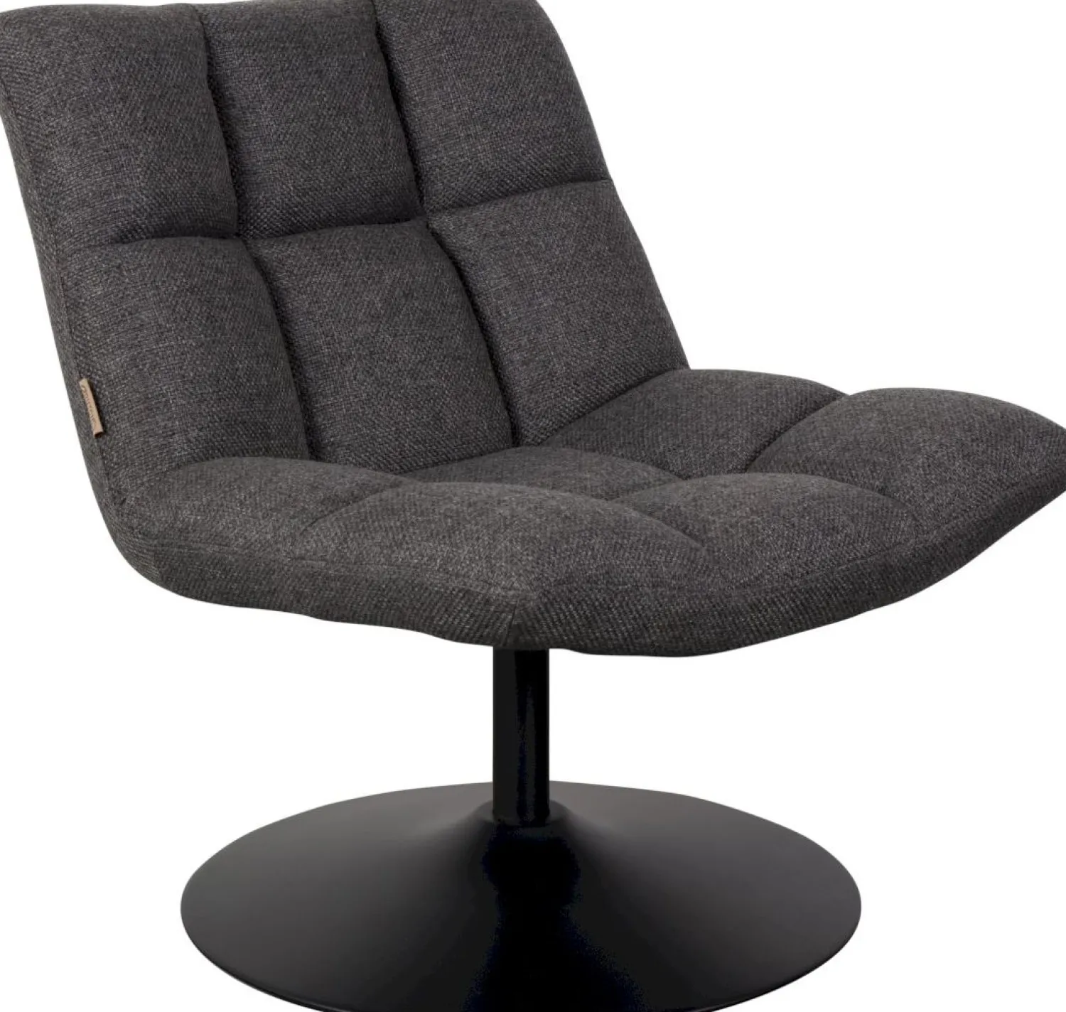 Draaifauteuils-Dutchbone Bar Fauteuil Dark Grey