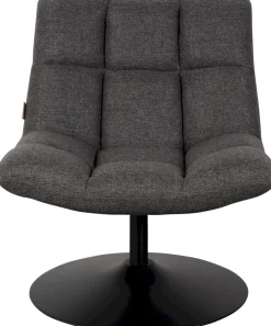 Draaifauteuils-Dutchbone Bar Fauteuil Dark Grey